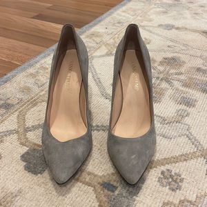 Ivanka Trump heels in gray suede size 8